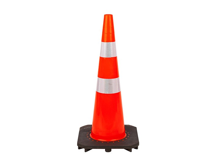 90cm Road Barrier Safety Cone with Slim Body