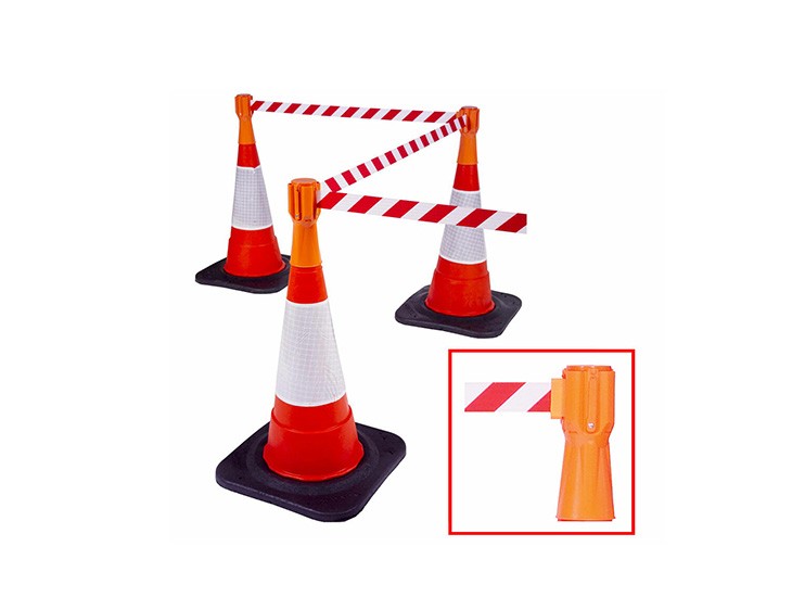 Highly Visable Retractable Belt Topper for Road Safety Cone
