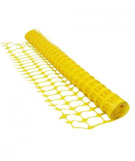 Yellow Lightweight Safety Barrier Fence