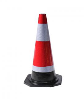 70cm Flexible Rubber Parking Safety Cone
