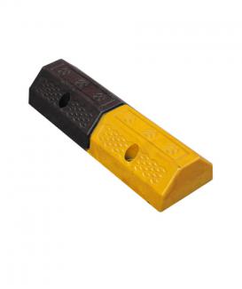 Black & Yellow Safety Wheel Stops for Garage