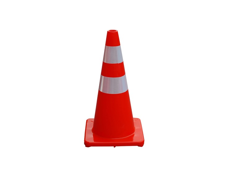 70cm Highway Safety PVC Traffic Cone