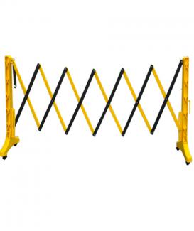 Temporary Expandable Plastic Traffic Barrier